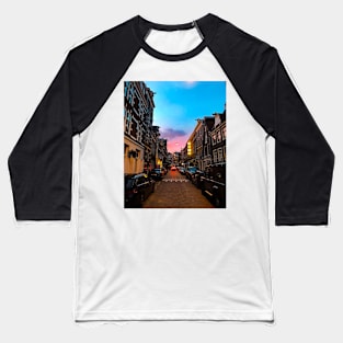 The historic streets of Amsterdam Baseball T-Shirt